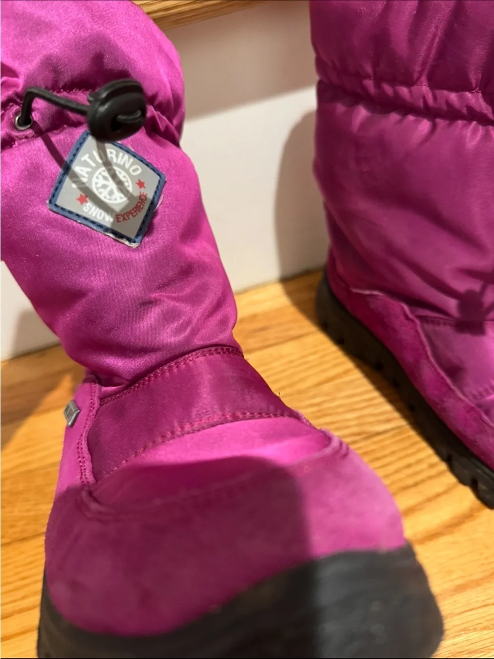 Kids maturing Waterproof Winter Boot size 30 girls 12 rain snow boot - Magenta